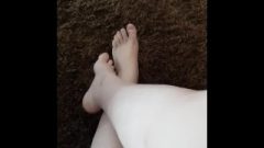 Feet On Tufted Carpet