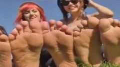 California Beach Feet Trio