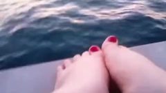 Feet By The Sea