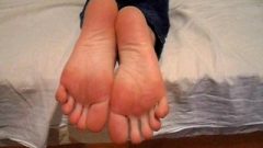 Young Girl’s Steamy Feet In Socks, And Bare