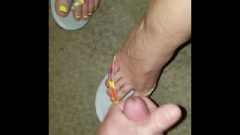 Sperm On Feet