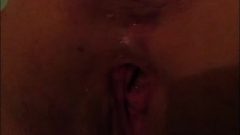 Wife Get Piss Inside Her Pussy Twice, On Her Back & Steamy Feet By Husband