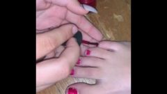 Painting Provoking Nubile Toes