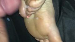 Sperm On Sleepy Toes