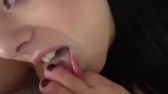 Female Eating Dick Her Own Toes