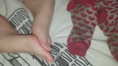 Camilla Tootsie Removes Stinky Nasty Socks To Expose Her Nude Toenails