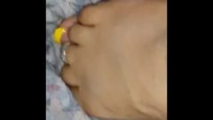 Hot South American Feet Lissette Rosario Yellow French Pedi